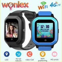 Wonlex 4G Astuto Della Vigilanza Per Bambini Videochiamata Orologio Per Bambini Fotocamera Telefono SOS GPS Wifi Localizzazione Monitor Tracker Orologio Intelligente Per Bambini KT20