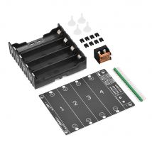 21700 18650 Batterie-Kasten-Halter 4-Slots 3.7V 14.8 Volt DIY Batterie-Aufbewahrungsbox im parallelen Plastikbatterien-Fall