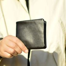 AETOO Kurze Herren-Geldbörse aus Leder für Jugendliche, ultradünne Kopfschicht aus Rindsleder, horizontale Geldklammer, weiches Leder, Vollleder-Clip