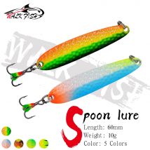 WALK FISH 1PCS 10g Metal Spoon Ice Fishing Lure Sequined Bait Winter Fishing Artificial Bait Artificial Bait Fishing Gear