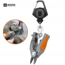 Booms Fishing Mini Stainless Steel Line Cutter Fishing Braid Scissors Saltwater with Hook Eye Cleaner  Scissors Fishing Tool