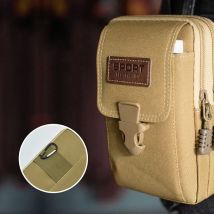 Outdoor-Männer Multifunktions-Pu-Leder Gürtel tasche lässig Handy Geldbörse Tasche männlich Outdoor-Reise Sport Gürtel Gürtel tasche