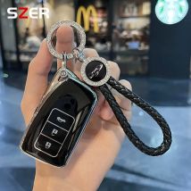 3-Tasten-TPU-Autoschlüsseletui Shell Cover Fob für Lexus NX IS RX ES GX LX LS UX GS 200 260 300 350 NX200 NX300 RX350 ES300 Keyless