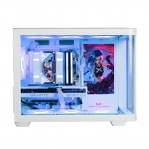Yeah Magic BIFROST MATX PC Case Desktop Computer Case Sea View Room Chassis PC Case ARGB Light Strip Support 360 Water-cooled