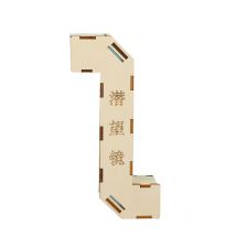 DIY Handmade Wooden Puzzle Periscope Toy Science Experiment Learning Early Education Optics Mirror Reflection Teaching