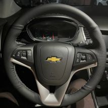 Anpassung Hand Nähen Mikrofaser Leder Auto Lenkrad Abdeckung Zubehör Für Chevrolet Cruze Fließheck Limousine 2009-2014