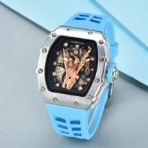 Kreatives Design Tonneau Business Uhren Herren Persönlichkeit Mode Quarzuhr Männer Uhren Armbanduhr Luxus Sport Uhr