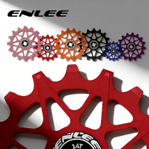 ENLEE Puleggia per bici in lega di alluminio 10T/12T/14T/16T Cuscinetto in ceramica Deragliatore posteriore Ruota Jockey Ruota guida per bici antiruggine