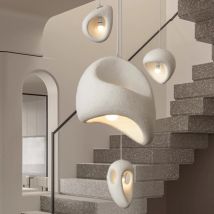 Japanische Wabi Sabi Stil Harz Pendelleuchte Designer Stil Homestay Hotel High-End Wohnzimmer Restaurant Pendelleuchte