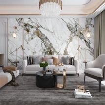 Moderne Luxus Tapete für Wand benutzer definierte Größe Marmor Muster 3d Foto Wandbild Canavs Schlafzimmer Wohnzimmer TV Hintergrund Wohnkultur