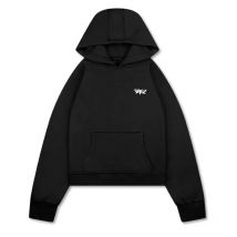 Mode Retro Klassisch Einfach Frisch Faul Stil Gesticktes Logo Pullover Damen Mit Kapuze Winter Täglich Freizeit Sport Oberbekleidung 2024