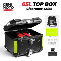 Scatola per casco moto Custodie per attrezzi per riporre i bagagli posteriori con coda superiore in alluminio CNC Blocco bagagliaio per YAMAHA Per Honda Per BMW Per