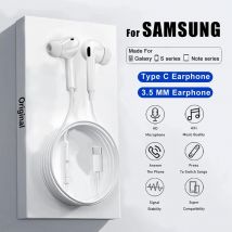 Originale Tipo C Auricolari Cablati Cuffie Per Samsung Galaxy S25 Ultra S23FE S24 Plus A16 A36 A56 Chiamata Musicale Auricolari Accessori