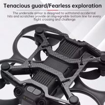 Copertura di protezione del bordo in fibra di carbonio Paraurti inferiore Staffa di altezza di atterraggio anticollisione per accessori drone DJI Avata 2