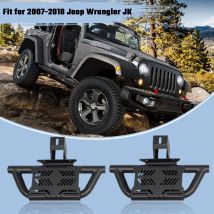 2X Seitenstufen passend für 2007–2018 Jeep Wrangler JK 2/4 Türen Trittbretter 350 Pfund