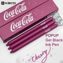 KACO Creative Cherry Pull-Tab Gel Ink Pens 800M Smooth Writing Press Pen Exam Office School Supplies Gift Innovative Stationery