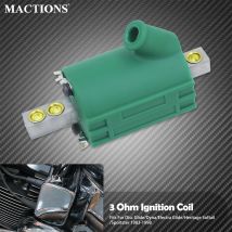 Motorrad 3Ohm Zündspule Single Fire 12V Ausgang DC3-1 Für Harley Dyna FXRS Touring FLHT Sportster Softail FLST FXLR 83-1998