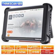 THINKCAR THINKSCAN 689 Herramienta de Diagnóstico Profesional Bidireccional para Automóviles, Codificación ECU CANFD DOIP, 34 Funciones de Reinicio, Escáner Obd2 de Sistema Completo