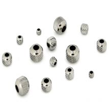 30-50Pcs Stainless Steel Beads 3 4 5 6 8 mm Round Ball Loose Spacer Beads for DIY Bracelet Necklace Jewelry Making Accessories