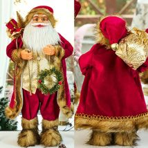 Weihnachtsdekorationen für Zuhause, Weihnachtsmann-Puppe, Kindergeschenke, Navidad-Ornamente, Neujahr 2025,