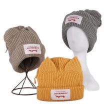 Autunno Inverno Cute Cat Ear Berretti Skullies Marca Doppio strato Orecchio di maiale Cappello Donna Uomo Caldo Outdoor Cappello lavorato a maglia unisex Loverboy