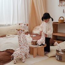 Simulation Giraffe Plüschtier 40–85 cm weiche gefüllte Schlafpuppe für Jungen und Mädchen, Geburtstagsgeschenk – Plüschtier zum Sammeln