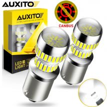 AUXITO 2 pezzi Canbus BA15S P21W lampadina a LED per auto 1156 1157 BAY15D P21/5W Backup P21W T20 7443 7440 lampadine a LED lampada di parcheggio posteriore