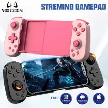 Kontroler gier do strumieniowego przesyłania VILCORN obsługa gier na PS4 mobilny joystick Gamepad z sześcioosiowym żyroskopem dla Androida/IOS