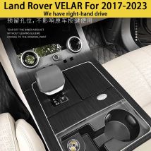 Adatto per adesivi interni VELAR, pellicola modificata in fibra di carbonio per cambio marcia di controllo centrale per Land Rover VELAR 2017-2023