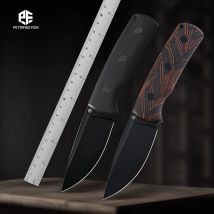 Pesce petrificato PFP01F Coltello a lama fissa e fodero N690 Lama G10 Maniglia Sopravvivenza Bushcraft Caccia tattica Campeggio Strumento edc