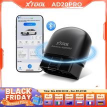 XTOOL AD20PRO OBD2 Scanner Controllo luce motore IOS e Android Strumento diagnostico per auto Test batteria Lettore di codici Aggiornamento gratuito a vita