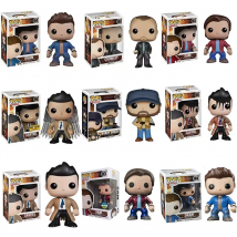 Funko Pop Supernatural Join the Hunt Bobby Singer 305# Castiel 95# Sam 93# Crowley 200# Vinyl Action Figure Model Toys Gift