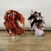 Mo Dao Zu Shi Acryl Actionfigur Wei Wuxian Lanwangji Hochzeit Stehendes Modell Perfekte Schreibtischdekoration für Anime-Fans