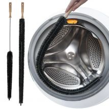 1/2Pcs 70/75cm Radiator Cleaner Brush Multi-purpose Bendable Long Thin Cleaner Duster Washing Machine Cleaning Tool Duct Brush