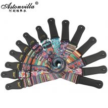 Irin gitarren gurt pu leder enden verstellbare akustische e-bass gitarre im ethnischen stil gurt gürtel gitarren teile & zubehör