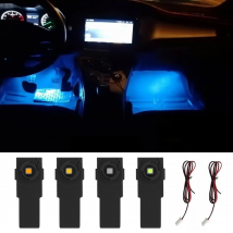 2/4 Stücke 12 V LED Innere Umgebungslicht Für Toyota/Lexus/Honda/Mazda/Subaru Kompatible Beleuchtung Fuß Lampe Handschuhfach Lampe