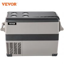 VEVOR 35L 45L 55L lodówka samochodowa Mini lodówka z zamrażarką przenośna chłodnica kompresorowa 12/24V DC 110-240V pojemnik na lód na kemping