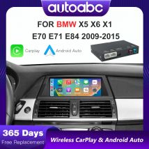 For BMW X1 E84 X5 E70 X6 E71 CIC 2009-2015 Wireless CarPlay Android Auto Decoder Module With Bluetooth Mirror Link AirPlay GPS