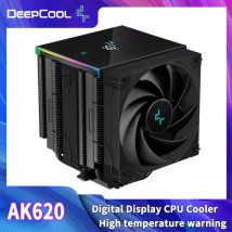 DeepCool AK620 CPU Cooler con display digitale 6 tubi di calore Twin Towers Radiatore per LGA 2066 2011 1700 1200 115X AM5 AM4