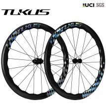 Tukus Rennrad-Laufradsatz, Scheibenbremsräder, Reitlaufradsatz, bunter Lacklaufradsatz, 700c-Rad für Anfänger, Carbon-Fahrradrad