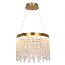 VETRULUS Crystal Chandelier Luxury Pendant Ceiling Lamp Living Room Bedroom Decorative Led Light Lighting Fixture Modern Home