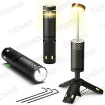 Luce da campeggio telescopica Lanterna da pesca ricaricabile Dimmerabile Luce d'atmosfera notturna Luce di emergenza per interruzione di corrente 10000mAh