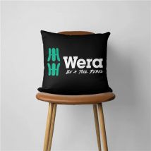 Wera Tools Be A Tool Rebel-Kissenbezug, Heimdekoration, Geschenk, Sofa, Autokissen, 45 x 45 cm, quadratischer Kissenbezug, Stuhlkissenbezug, Cove 261