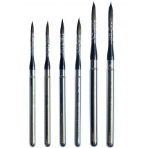 Biaelk 6PCS/Set 873R High Quality Squirrel Hair Mix Steel Cap Artist Watercolor Travel Art Paint Brush
