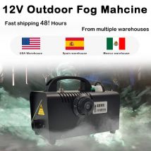 Macchina del fumo mobile 12V Macchina del fumo per fotografia all'aperto Spruzzatore per auto a bassa pressione senza batteria