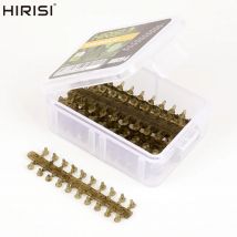 Hirisi 10 cards Carp Fishing Rubber Beads for Fishing Hook Rig Stop Hookbeads Fishing Terminal Tackle Accessories AH039