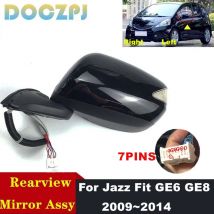 7 fili Elettrico Pieghevole Retrovisore Specchio Laterale di Montaggio Per Honda Jazz Fit GE6 GE8 2009 2010 2011 2012 2013 2014 Con Segnale di Girata