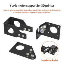DIY 3D Drucker Teile 2040 Profil Y Achse Motor Halterung Feste Montage Platte Ersatz Kit Für Ender 3 42 schritt motor unterstützung
