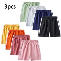 3 stücke Sommer Kinder Shorts Mädchen Einfarbig Strand Shorts Jungen Baby Casual Hose Kinder Kurze Hosen Sport Kleidung outwear