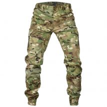 Mege Pantaloni da jogging tattici Pantaloni cargo Ripstop da esterno Abbigliamento da lavoro Pantaloni da trekking Streetwear da uomo